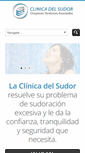 Mobile Screenshot of clinicadelsudor.com.mx